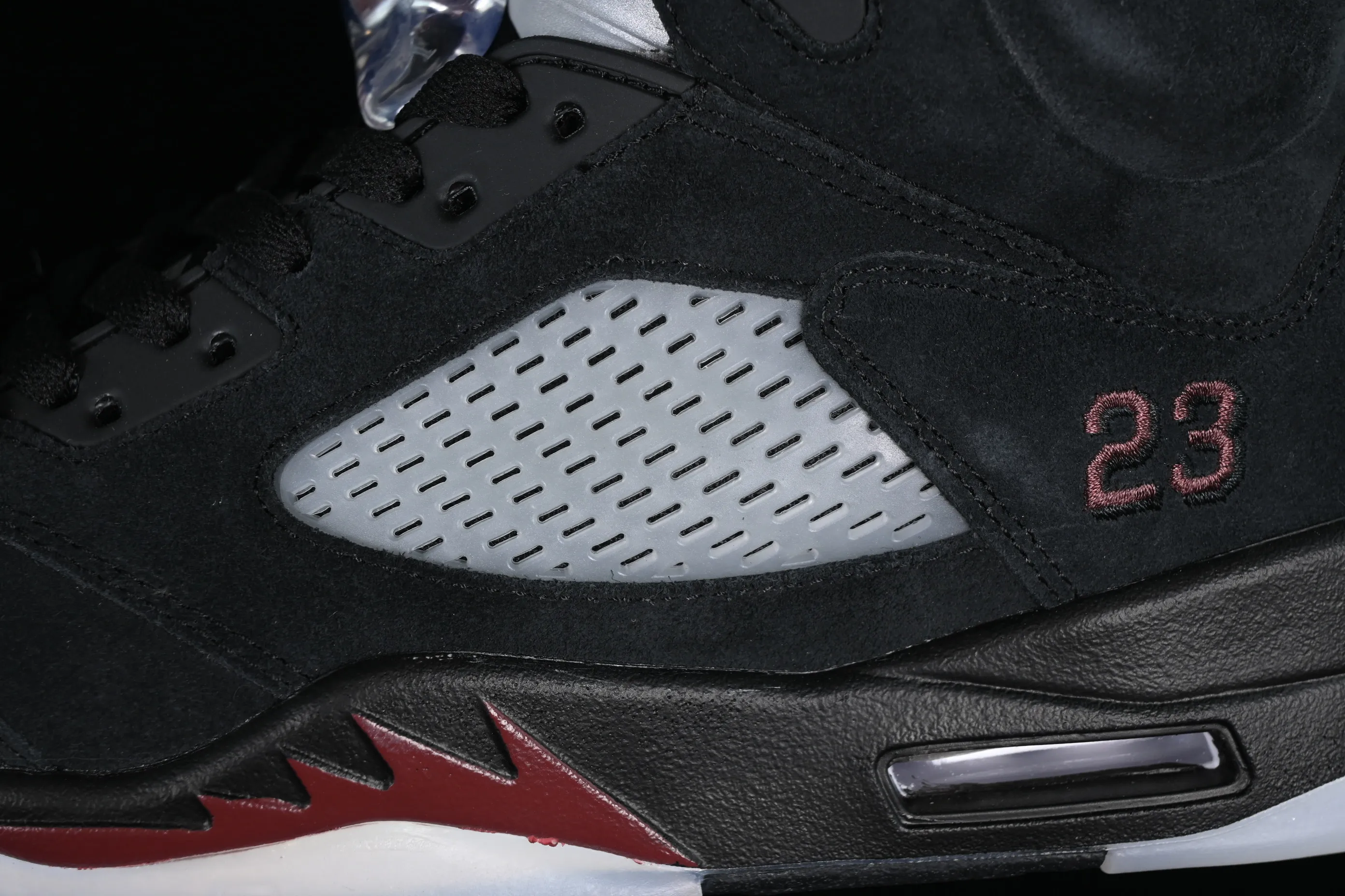 All categories Air Jordan Jordan series basketball shoes Air Jordan 5 A Ma Maniére x Air Jordan 5 "Black" AJ5 Joe 5 suede black FD1330-001